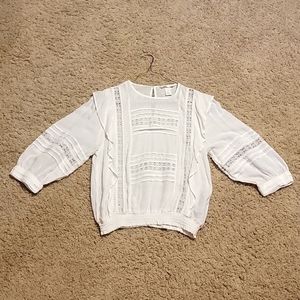 H&M Eyelet Blouse